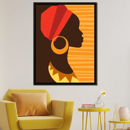 African Woman Profile - NicheCanvas