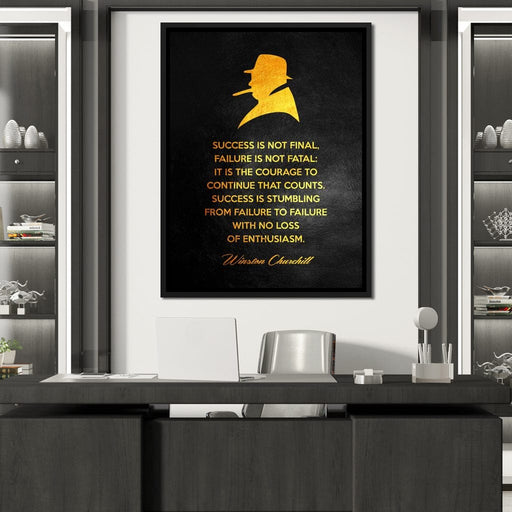 Winston Churchill - ABConcepts Canvas Print