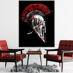 Greek Warrior Helmet - NicheCanvas