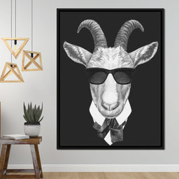 Dressed Up Goat - NicheCanvas