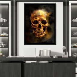 Golden Skull - NicheCanvas