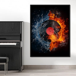 Record in Fire and Water - NicheCanvas