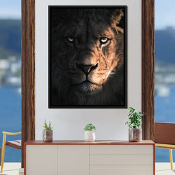 Lion Dark - Zenzdesign - NicheCanvas
