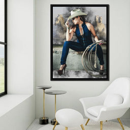 Sexy CowGirl - Johanjjf - NicheCanvas