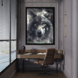 Midnight Wolf - Zenzdesign - NicheCanvas