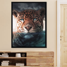 Leopard Underwater - Zenzdesign - NicheCanvas