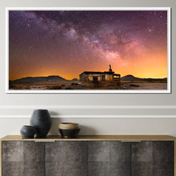 Shepherd Hut Desert Night - NicheCanvas