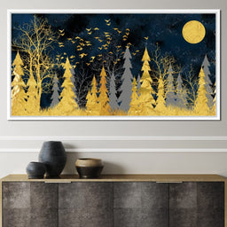 Golden Moonlight - NicheCanvas
