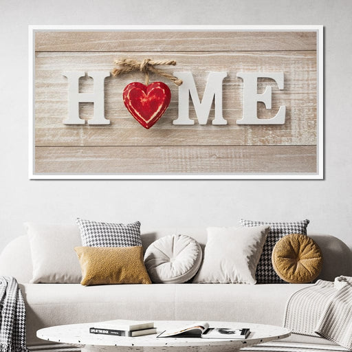Home Is Where The Heart Is Canvas Print