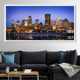Montreal Skyline - NicheCanvas