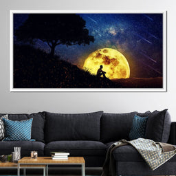 Otherworldly Night Scene - NicheCanvas
