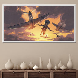 The Boy Flying - NicheCanvas