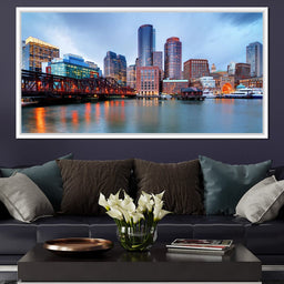 Boston Skyline - NicheCanvas
