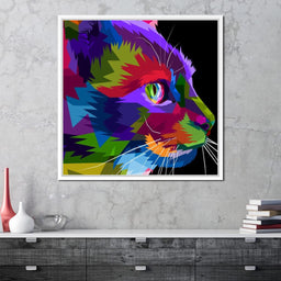 Pop Art Cat - NicheCanvas