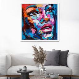 Violet Portrait - NicheCanvas