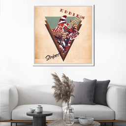 Eddie Van Halen's Guitar Retro - Abraham Szomor - NicheCanvas