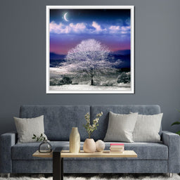 Fantasy Winter Scene - NicheCanvas