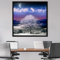 Fantasy Winter Scene - NicheCanvas