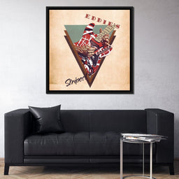Eddie Van Halen's Guitar Retro - Abraham Szomor - NicheCanvas