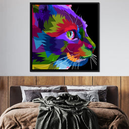 Pop Art Cat - NicheCanvas