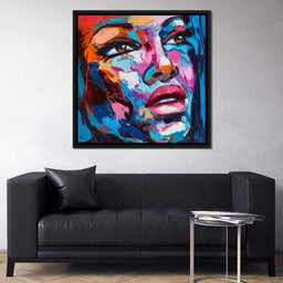 Violet Portrait - NicheCanvas