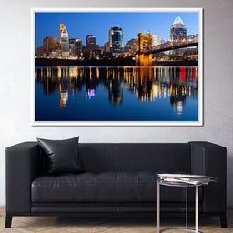 Cincinnati Skyline - NicheCanvas