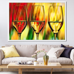 Multicolor Wine Glass - NicheCanvas