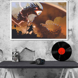 Black Magic Wizard - NicheCanvas