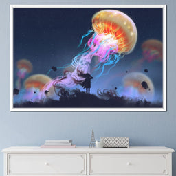 Giant Jellyfish - NicheCanvas