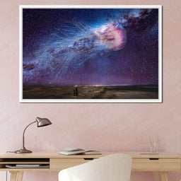 Cosmic Jellyfish Galaxy - Kit Burden - NicheCanvas