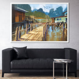 Fishing Pier - NicheCanvas