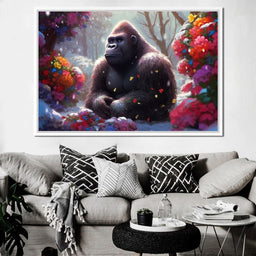 Winter Gorilla - Neal Hackett - NicheCanvas