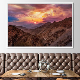 Desert Mountains - NicheCanvas