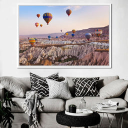 Hot Air Balloons over Cappadocia - NicheCanvas