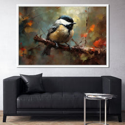 Black-Capped Chickadee - Neal Hackett - NicheCanvas