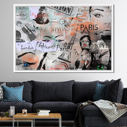 Paris Fashion - NicheCanvas