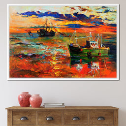 Fishing Boats - NicheCanvas