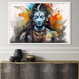 Serene Shiva - NicheCanvas