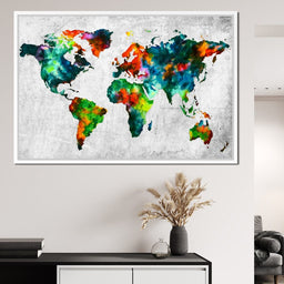 World Map - Mateo - NicheCanvas