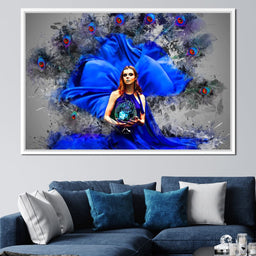 Feather Gown - Johanjjf - NicheCanvas