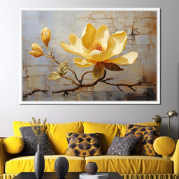 Yellow Magnolia Tree - Wildrose Creations - NicheCanvas