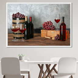 Red Wine Table - NicheCanvas