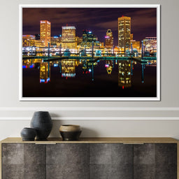 Baltimore Skyline - NicheCanvas