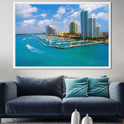 Miami Beach Skyline - NicheCanvas