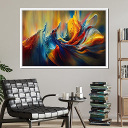 Colorful Waves & Lines - NicheCanvas