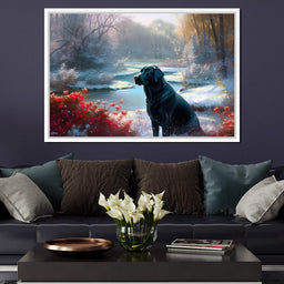 Winter Labrador - Neal Hackett - NicheCanvas