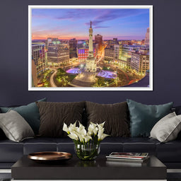 Indianapolis Skyline - NicheCanvas