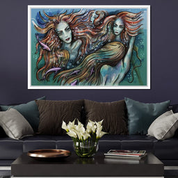 The 4 Mermaids - NicheCanvas