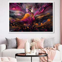 Blissful Krishna - NicheCanvas