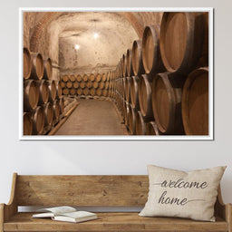 Barrels of Wine - NicheCanvas